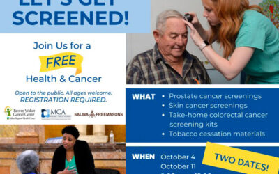 Free skin cancer and prostate cancer screenings